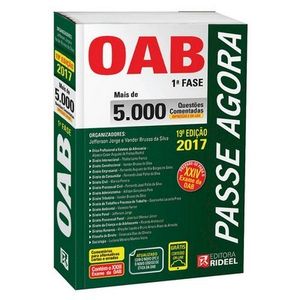 PASSE AGORA NA OAB 1ª FASE - 5.000 QUESTOES COMENTADAS
