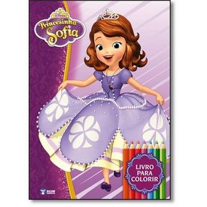KIT DIVERSAO DISNEY - PRINCESINHA SOFIA - COM QUEBRA-CABECA E LAPIS DE COR