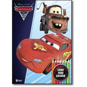 KIT DIVERSAO DISNEY - CARROS 2 - COM QUEBRA-CABECA E LAPIS DE COR