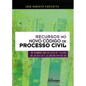 RECURSOS NO NOVO CODIGO DE PROCESSO CIVIL