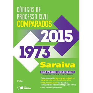 CODIGOS DE PROCESSO CIVIL COMPARADOS (2015-1973)
