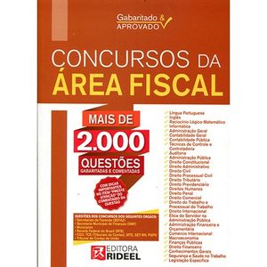 GABARITADO E APROVADO - CONCURSOS DA AREA FISCAL