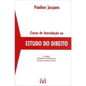 CURSO DE INTRODUCAO AO ESTUDO DO DIREITO