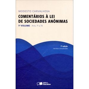 COMENTARIOS A LEI DE SOCIEDADES ANONIMAS V01