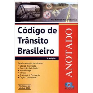 CODIGO DE TRANSITO BRASILEIRO ANOTADO