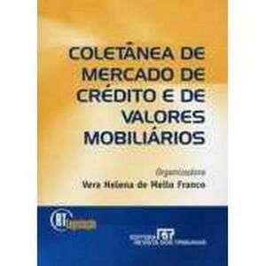 COLETANEA DE MERCADO DE CREDITO E DE VALORES IMOBILIARIOS