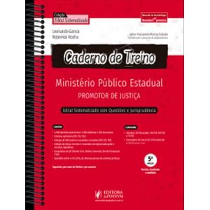 EDITAL SISTEMATIZADO - CADERNO DE TERINO - MINISTERIO PUBLICO ESTADUAL - PROMOTOR DE JUSTICA