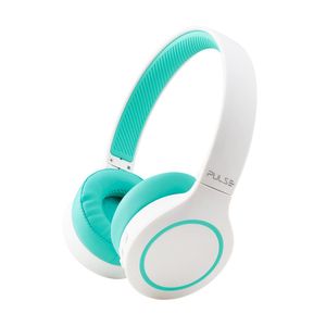 Headphone Bluetooth 5.0 Pulse Head Beats Branco/ Verde Bateira 20h - PH342