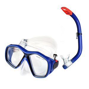 Kit Mergulho Máscara e Snorkel Juvenil Azul - ES379