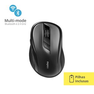 Mouse Rapoo M500 Bluetooth + 2.4 GHZ - Preto - Garantia 5 Anos - RA013
