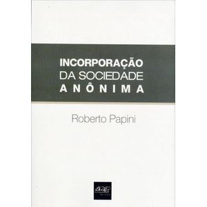 INCORPORACAO DA SOCIEDADE ANONIMA