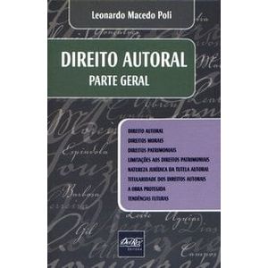 DIREITO AUTORAL - PARTE GERAL