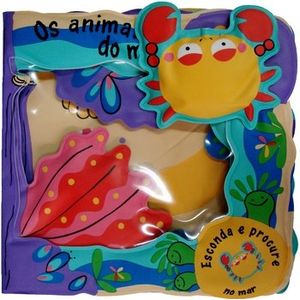 LIVRO DE BANHO - OS ANIMAIS DO MAR - ESCONDA E PROCURE NO MAR