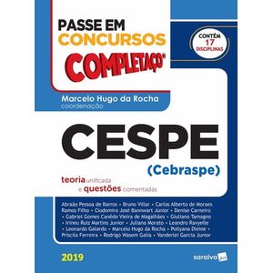 PASSE EM CONCURSOS COMPLETACO - CESPE (CEBRASPE) - TEORIA UNIFICADA E QUESTOES C0MENTADAS