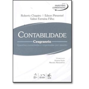 SERIE QUESTOES COMENTADAS - CONTABILIDADE - CESGRANRIO