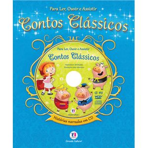 CONTOS CLASSICOS -PARA LER, OUVIR E ASSISTIR - HISTORIAS NARRADAS EM CD
