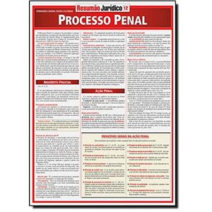 RESUMAO JURIDICO V12 - PROCESSO PENAL