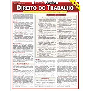 RESUMAO JURIDICO V05 - DIREITO DO TRABALHO
