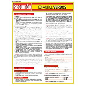 RESUMAO - ESPANHOL VERBOS