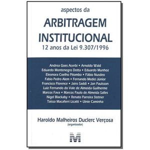 ASPECTOS DA ARBITRAGEM INSTITUCIONAL