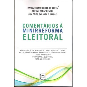 COMENTARIOS A MINIRREFORMA ELEITORAL