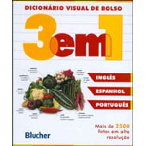DICIONARIO VISUAL DE BOLSO 3 EM 1 - INGLES, ESPANHOL E PORTUGUES