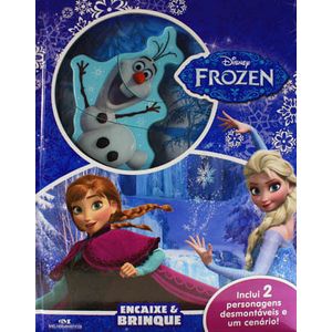 FROZEN - ENCAIXE E BRINQUE - INCLUI 2 PERSONAGENS DESMONTAVEIS E UM CENARIO