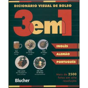 DICIONARIO VISUAL DE BOLSO - 3EM 1 INGLES/ ALEMAO/ PORTUGUES