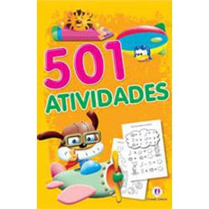 501 ATIVIDADES E DESENHOS PARA COLORIR - CAPA AMARELO