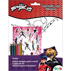 MIRACULOUS - COLORINDO COM ADESIVOS E LAPIS DE COR