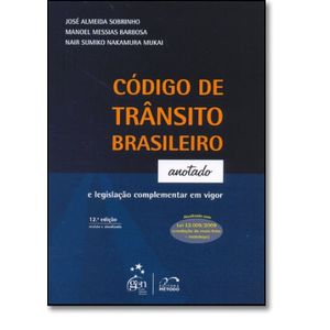 CODIGO DE TRANSITO BRASILEIRO ANOTADO
