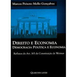 DIREITO E ECONOMIA - DEMOCRACIA POLITICA E ECONOMICA