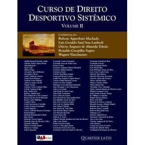 CURSO DE DIREITO DESPORTIVO SISTEMICO - VOLUME II