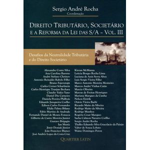 DIREITO TRIBUTARIO, SOCIETARIO E A REFORMA DA LEI DAS S/A V03