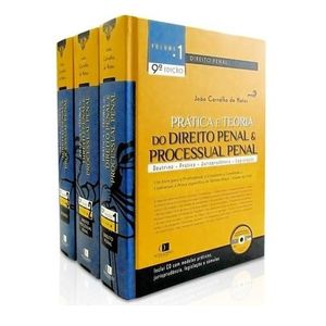 PRATICA E TEORIA DO DIREITO PENAL E PROCESSUAL PENAL - 3 VOLS