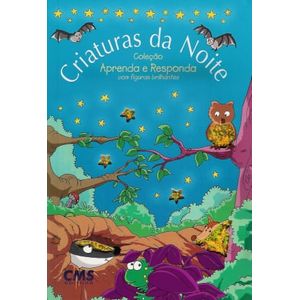 COLECAO APRENDA E RESPONDA COM FIGURAS BRILHANTES - CRIATURAS DA NOITE