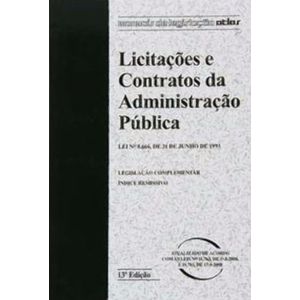 LICITACOES E CONTRATOS DA ADMINISTRACAO PUBLICA
