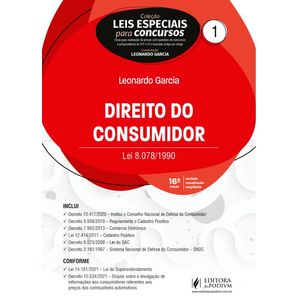 COLECAO LEIS ESPECIAIS PARA CONCURSOS V01 - DIREITO DO CONSUMIDOR