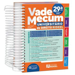 VADE MECUM UNIVERSITARIO DE DIREITO - 1º SEMESTRE 2022 ESPIRAL
