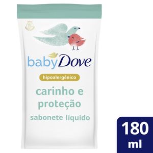 DOVE SABONETE LIQUIDO BABY COM CALENDULA CARINHO E PROTEÇAO MAOS/CORPO 180ML REFIL