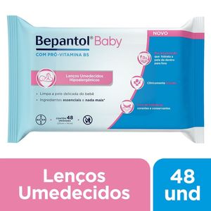 LENÇO UMEDECIDO BEPANTOL BABY 48UN