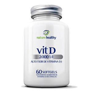 VITAMINA D 2.000UI NATURE HEALTHY 60CAP (P)