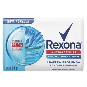 SABONETE REXONA ANTIBACTERIAL LIMPEZA PROFUNDA 84G