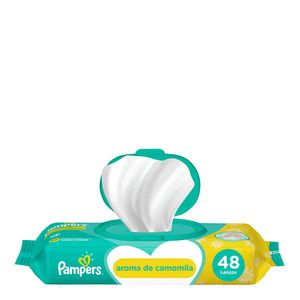 LENÇO UMEDECIDO PAMPERS CAMOMILA 48UN