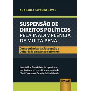 SUSPENSAO DE DIREITOS POLITICOS PELA INADIMPLENCIA DE MULTA PENAL