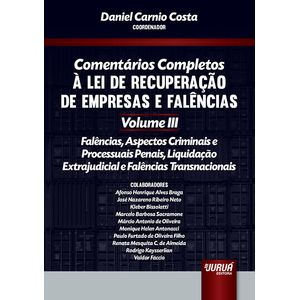 COMENTARIOS COMPLETOS A LEI DE RECUPERACAO DE EMPRESAS E FALENCIAS V03