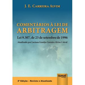 COMENTARIOS A LEI DE ARBITRAGEM - LEI 9.307 DE 23/09/96