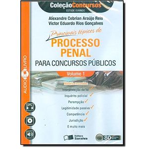 AUDIOLIVRO - PRINCIPAIS TOPICOS DE PROCESSO PENAL PARA CONCURSOS PUBLICOS V01