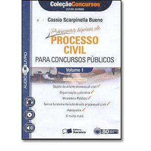AUDIOLIVRO - PRINCIPAIS TOPICOS DE PROCESSO CIVIL PARA CONCURSOS PUBLICOS V01