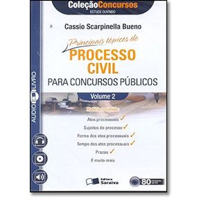 AUDIOLIVRO - PRINCIPAIS TOPICOS DE PROCESSO CIVIL PARA CONCURSOS PUBLICOS V02